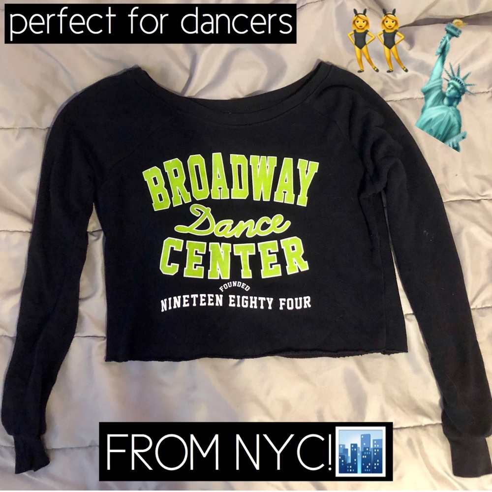 BROADWAY DANCE CENTER crop top